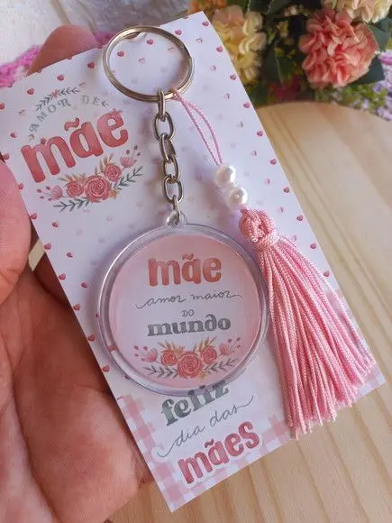 Chaveiro Personalizado Lembrancinha Dia das Mães